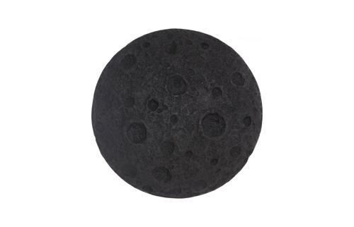 Phillips Collection Crater , 22" Black Stone Wall Art