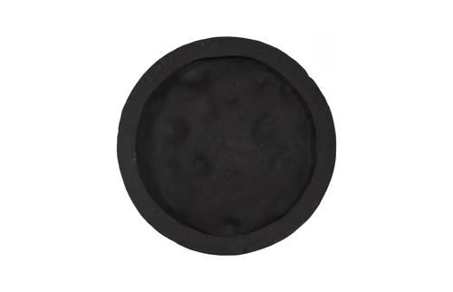 Phillips Collection Crater , 22" Black Stone Wall Art