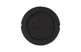 Phillips Collection Rift Wall Tile, Circle Matte Black Gold Leaf Wall Art