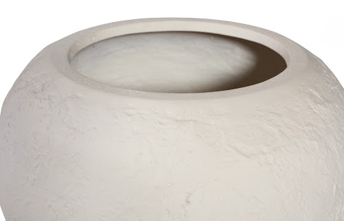 Phillips Collection Aera , Wide Off White Medium Planter