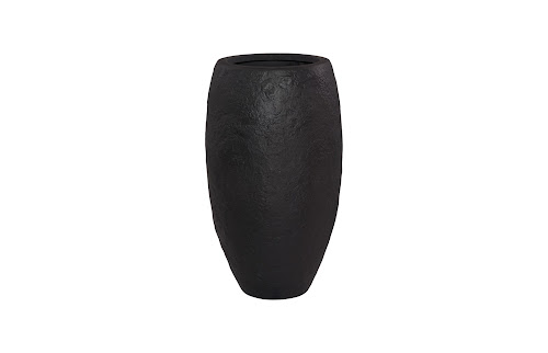 Phillips Collection Aera Black Medium Planter