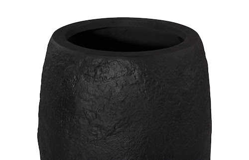 Phillips Collection Aera Black Medium Planter