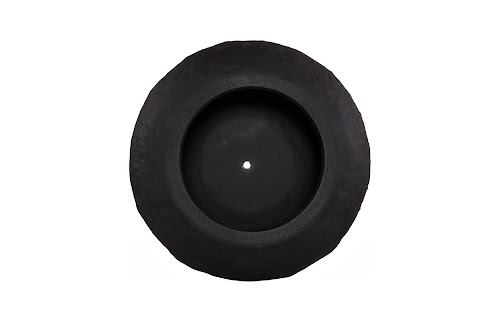 Phillips Collection Aera  Wide Black Small Planter