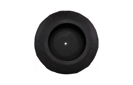 Phillips Collection Aera  Wide Black Small Planter