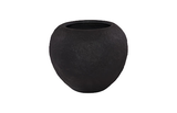 Phillips Collection Aera  Wide Black Medium Planter