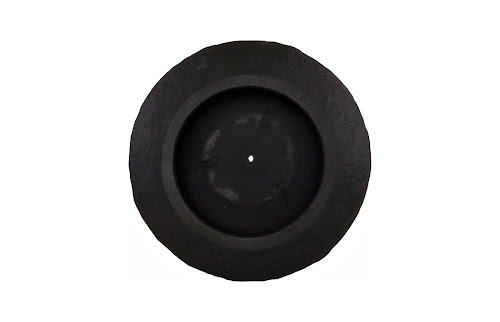 Phillips Collection Aera  Wide Black Medium Planter