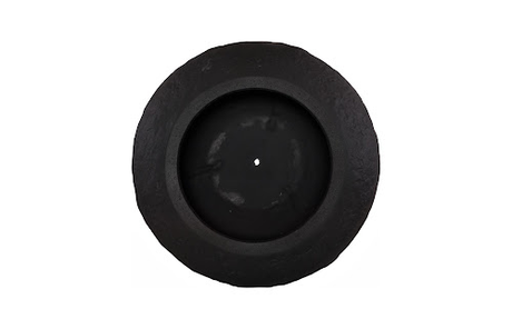 Phillips Collection Aera  Wide Black Medium Planter