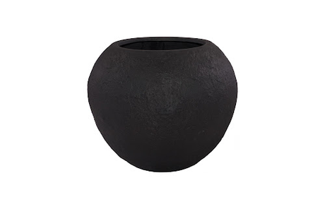 Phillips Collection Aera  Wide Black Large Planter