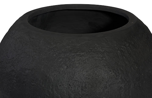 Phillips Collection Aera  Wide Black Large Planter