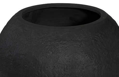 Phillips Collection Aera  Wide Black Large Planter