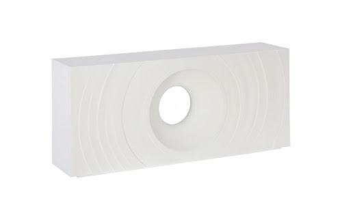 Phillips Collection Void  Table White Stone Console