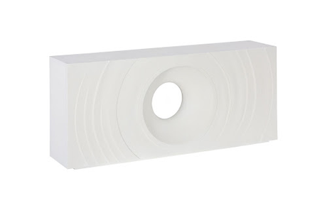 Phillips Collection Void  Table White Stone Console