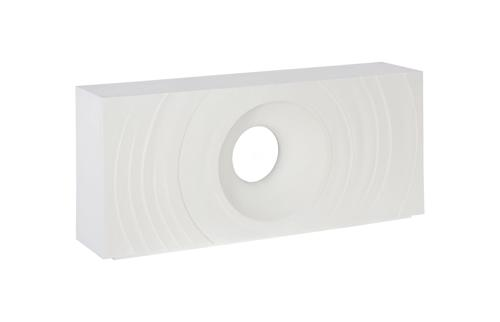 Phillips Collection Void  Table White Stone Console