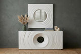 Phillips Collection Void  Table White Stone Console