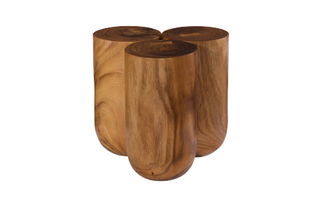 Phillips Collection Triflora Natural Small Side Table