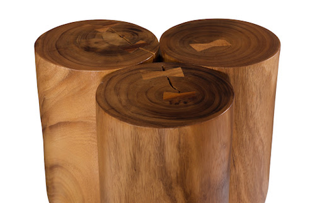 Phillips Collection Triflora Natural Small Side Table