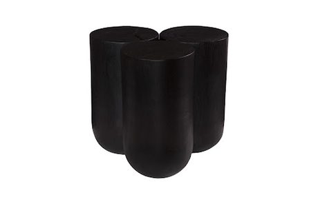 Phillips Collection Triflora Black Small Side Table
