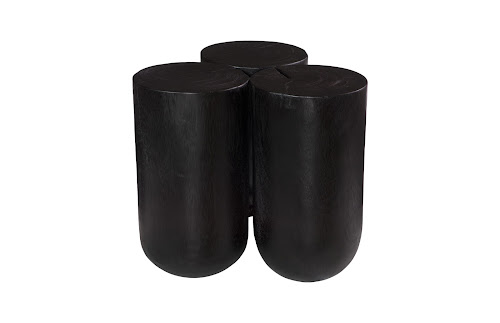 Phillips Collection Triflora Black Small Side Table