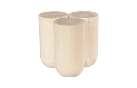 Phillips Collection Triflora Bleached Small Side Table