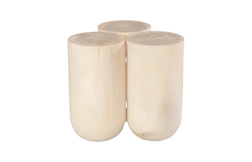 Phillips Collection Triflora Bleached Small Side Table