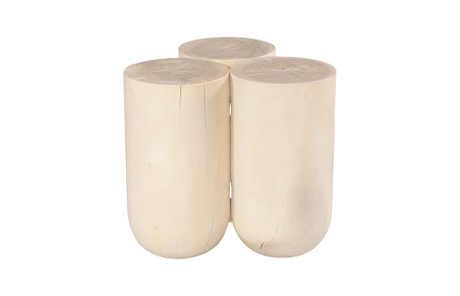 Phillips Collection Triflora Bleached Small Side Table