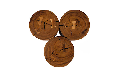 Phillips Collection Triflora Natural Large Side Table