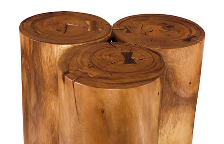 Phillips Collection Triflora Natural Large Side Table