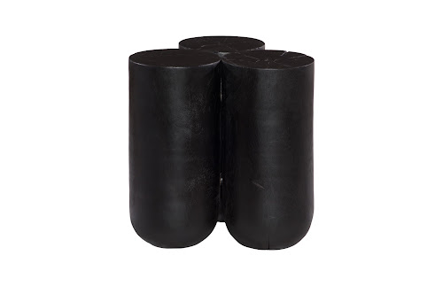 Phillips Collection Triflora Black Large Side Table