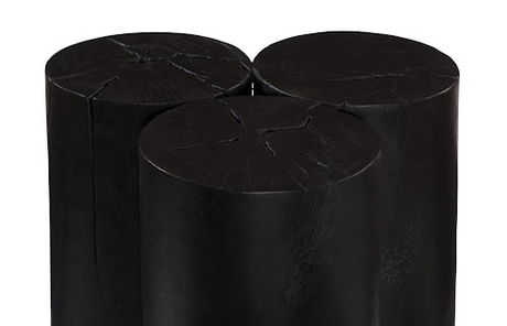 Phillips Collection Triflora Black Large Side Table