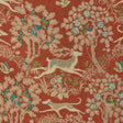 Lee Jofa MILLE FLEUR PRINT BRICK Fabric