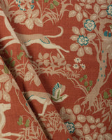 Lee Jofa MILLE FLEUR PRINT BRICK Fabric