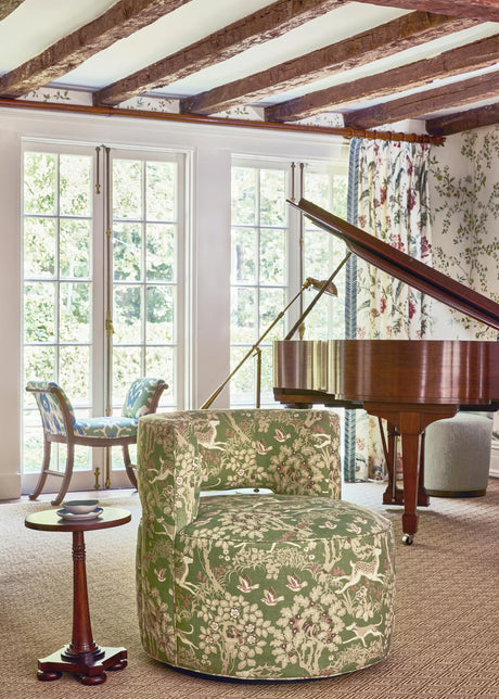 Lee Jofa MILLE FLEUR PRINT JUNIPER Fabric