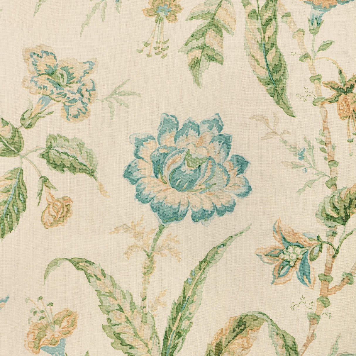 Lee Jofa ROSEMONT PRINT AQUA Fabric