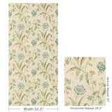 Lee Jofa ROSEMONT PRINT AQUA Fabric