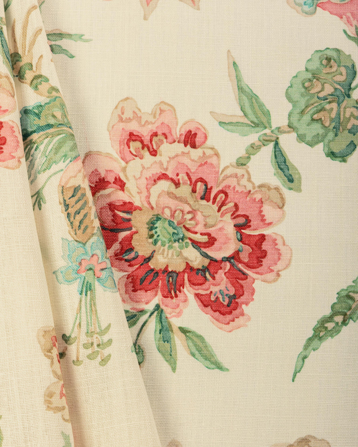 Lee Jofa ROSEMONT PRINT ROSE Fabric