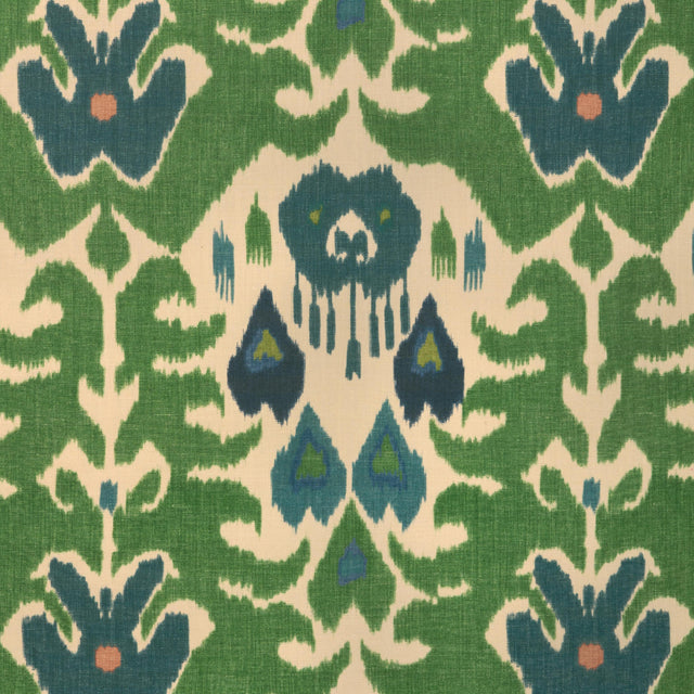 Lee Jofa MARCO POLO II GREEN/NAVY Fabric