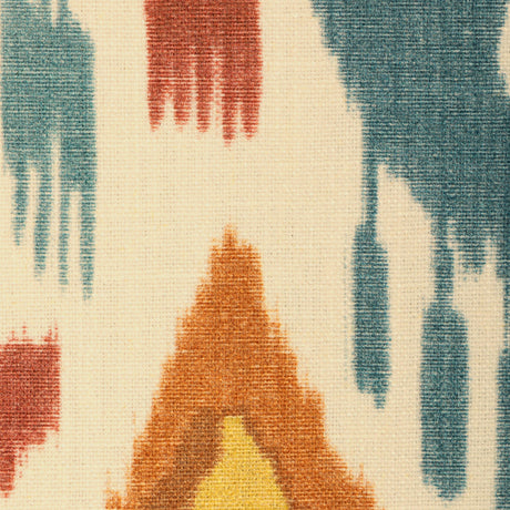 Lee Jofa MARCO POLO II BRICK/TEAL Fabric