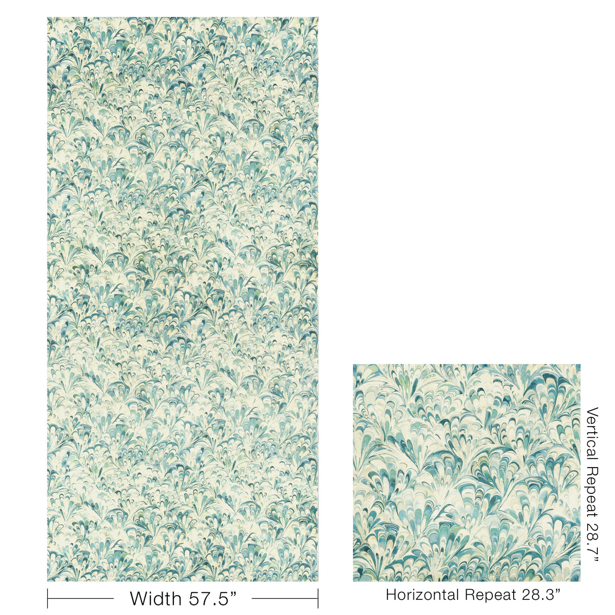 Lee Jofa ELLIS PRINT OCEAN Fabric