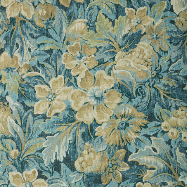 Lee Jofa HARPER PRINT INDIGO Fabric