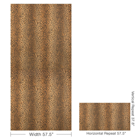 Lee Jofa SAFARI WARP PRINT CANYON Fabric