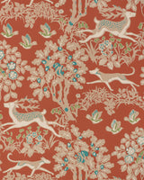 Lee Jofa MILLE FLEUR WP BRICK Wallpaper