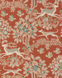 Lee Jofa MILLE FLEUR WP BRICK Wallpaper
