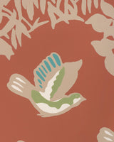 Lee Jofa MILLE FLEUR WP BRICK Wallpaper