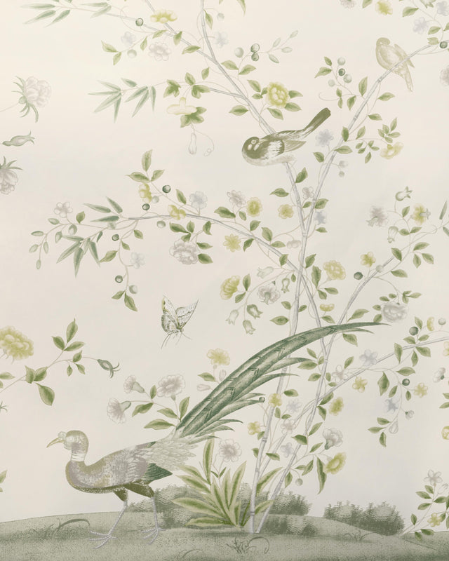 Lee Jofa WHITLEY HALL WP PNL LEAF Wallpaper