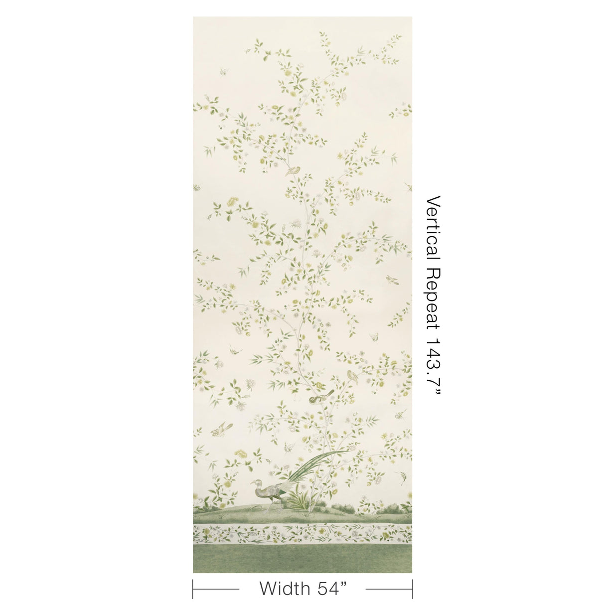 Lee Jofa WHITLEY HALL WP PNL LEAF Wallpaper