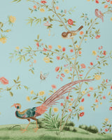 Lee Jofa WHITLEY HALL WP PNL AQUA Wallpaper