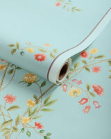 Lee Jofa WHITLEY HALL WP PNL AQUA Wallpaper