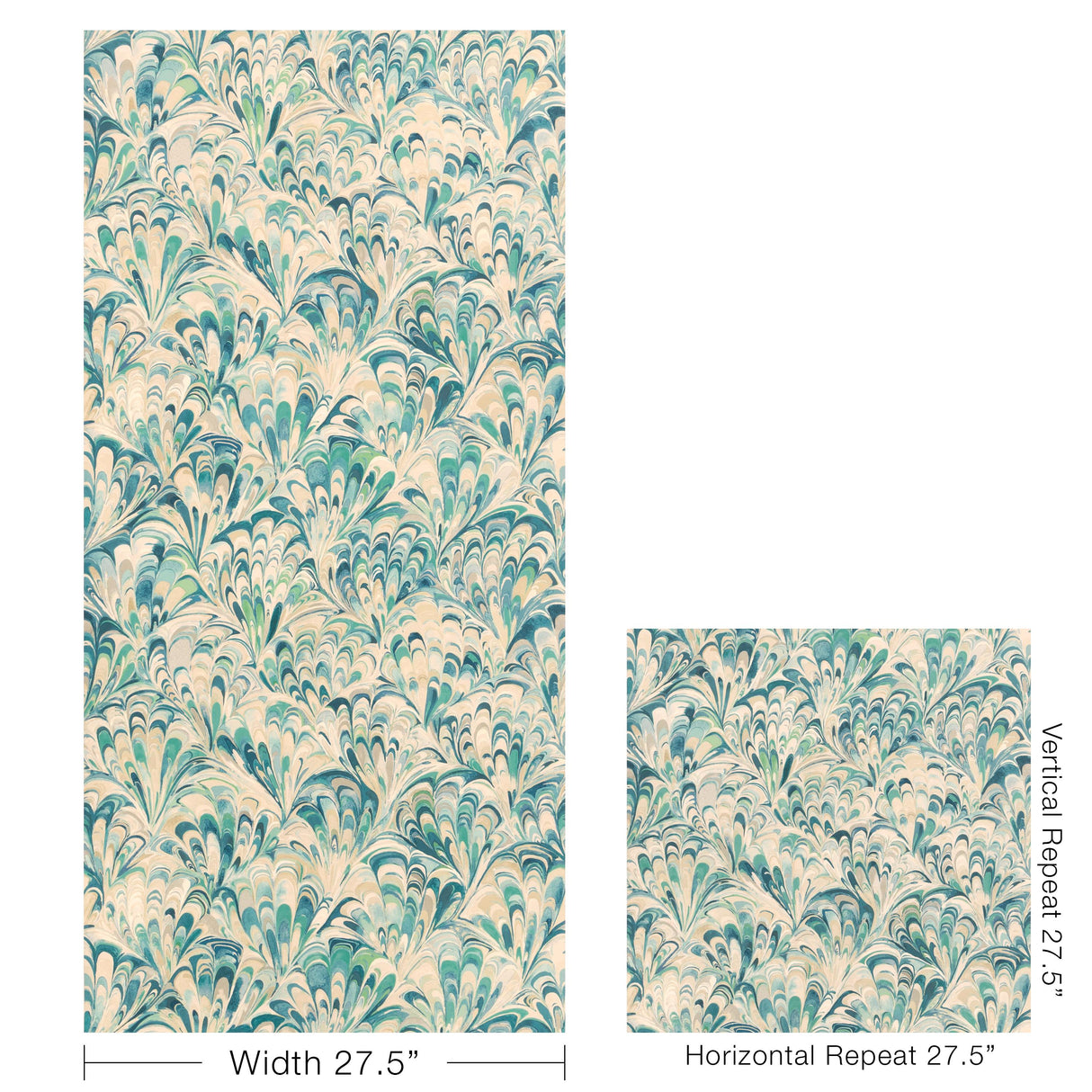 Lee Jofa ELLIS PAPER OCEAN Wallpaper
