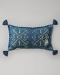 MindTheGap ROOTS Blue, Taupe Pillow