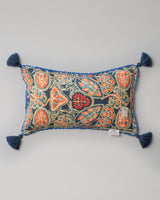 MindTheGap HEIRLOOM Blue, Red, Taupe Pillow